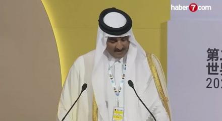Katar Emiri Temim, barış olmadan sürdürülebilir kalkınmanın mümkün olmadığını söyledi