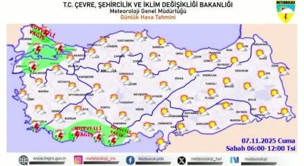 Meteoroloji'den yurt genelinde beklenen hava durumunu açıkladı! Kuvvetli yağış uyarısında bulundu