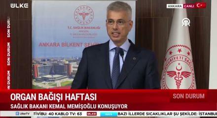 Sağlık Bakanı Memişoğlu'ndan organ bağışının öneminden bahsetti, organlarını bağışladı