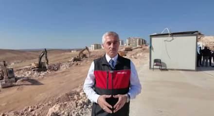 Şahinbey Belediyesi’nin 10 bin konut projesinin ilk etabı hızla yükseliyor