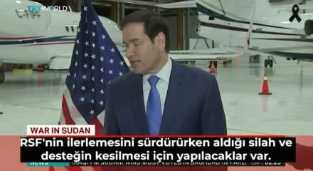 ABD Sudan için net konuştu "Silah vermeyi durdurun"