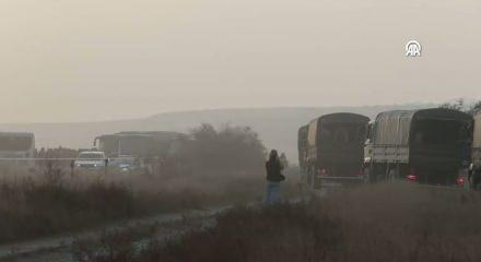 Azerbaycan-Gürcistan sınırında düşen askeri kargo uçağının enkazında incelemelere başlandı