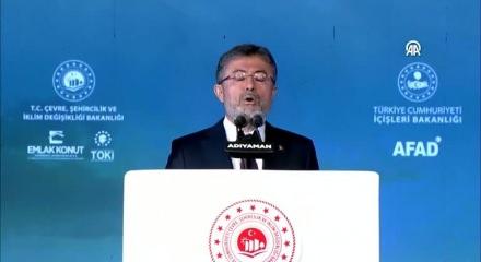  Bakan Yumaklı: "Adıyaman'da ekilmeyen arazi bırakmayacağız"