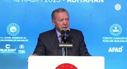 Başkan Erdoğan'dan muhalefete ''deprem turisti'' eleştirisi