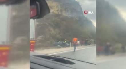 Bolu'da kamyon otomobille çarpıştı: 1 ölü, 1 yaralı