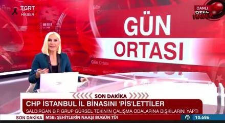 CHP İstanbul İl Binası'na "dışkılı saldırı"