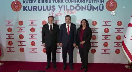 Cumhurbaşkanı Yardımcısı Yılmaz, KKTC Cumhuriyet Meclisi'nde düzenlenen resepsiyona katıldı