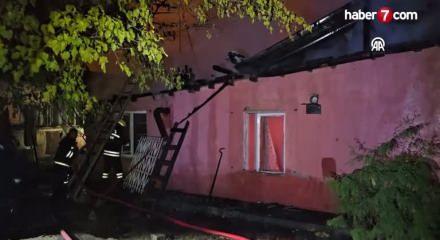 Erzincan'da müstakil evde yangın çıktı!