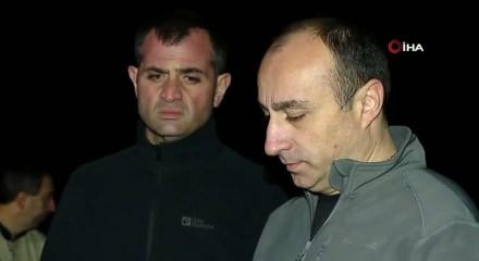 Gürcü Bakan Gela Geladze'den olay yerinden son dakika açıklaması