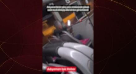 Halk otobüsünde alkol rezaleti kameralara böyle yansıdı