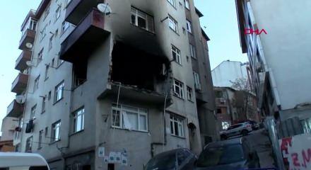 Kağıthane'de 6 katlı binadaki doğalgaz patlamasının izleri gün aydınlanınca ortaya çıktı