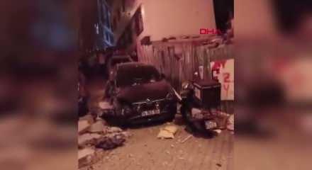 Kağıthane'de 6 katlı binadaki doğalgaz patlamasının izleri gün aydınlanınca ortaya çıktı