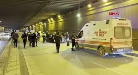 Karşı şeride geçerek panelvana çarpan cipteki 2 kişi hayatını kaybetti