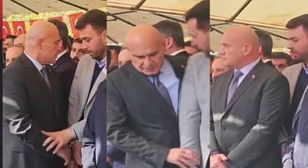  Şehit cenazesinde milletvekili Çömez'in iterek en ön safta olma girişimi tepki çekti