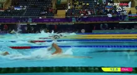 Milli Yüzücü Ahmet Mete Boylu, katıldığı 6 yarışta 4 altın, 1 bronz madalya kazandı