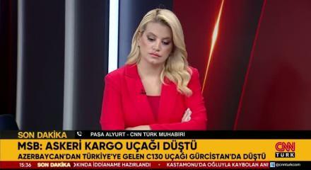 MSB açıkladı: Türk askeri kargo uçağı Gürcistan'da düştü