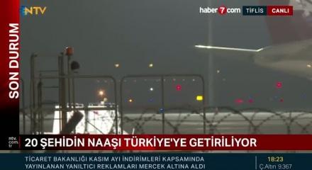 Şehitlerimizi taşıyan uçak Türkiye'ye hareket etti