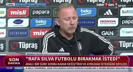 Sergen Yalçın: Rafa Silva ilk gün bana ''Futbolu bırakmak istiyorum'' dedi.