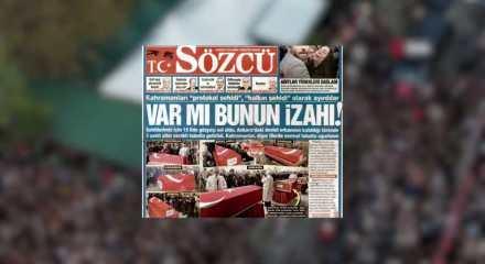 Sözcü şehit cenazelerini böldü! Varaklı fitne...