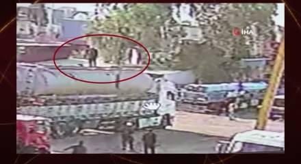 Tanker değişimi sırasında facia ucuz atlatıldı!