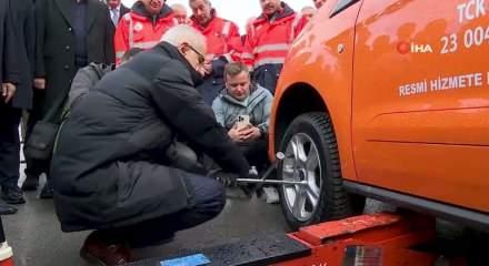 Zorunlu kış lastiği uygulaması başladı!