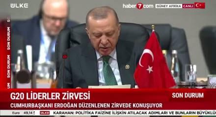 Cumhurbaşkanı Erdoğan: Kalıcı barışın yegane yolu iki devletli çözüm