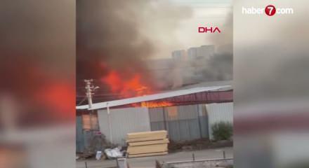 Antalya'da korkutan yangın!