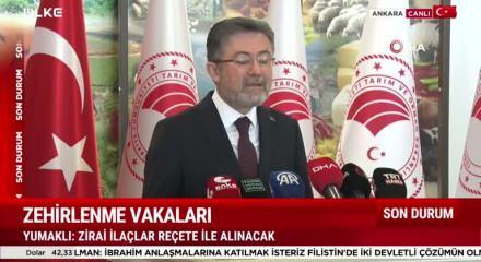 Bakan İbrahim Yumaklı gıda konusunda  "Her türlü uygunsuzluğu bizlere ulaştırın" dedi