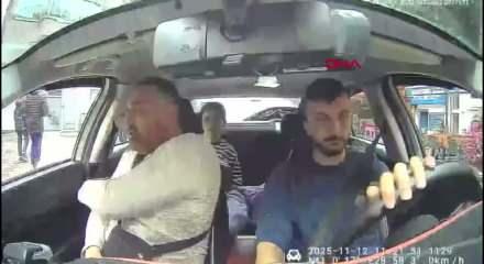 Böcek ailesinin taksiyle hastaneye gittiği anların görüntüsü ortaya çıktı