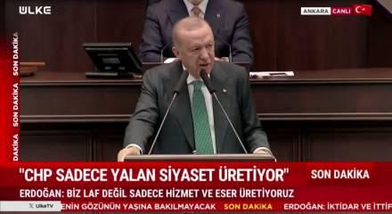Cumhurbaşkanı Erdoğan "Hukuka kumpas diyorlar" diye CHP'deki yolsuzluğa değindi