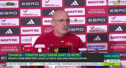 İspanya Teknik Direktörü  yarınki müsabaka için 'Üst seviye bir maç olacak' dedi