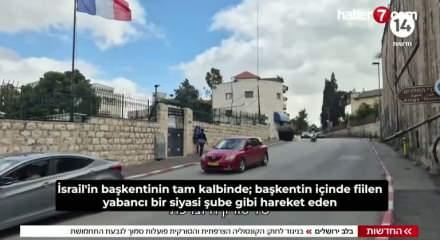 İsrail'den çirkin provokasyon! Türkiye'nin Kudüs Başkonsolosluğu önünde toplandılar