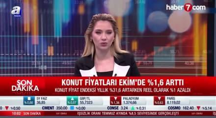 Konut Fiyat Endeksi ekimde aylık bazda yüzde 1,6 arttı
