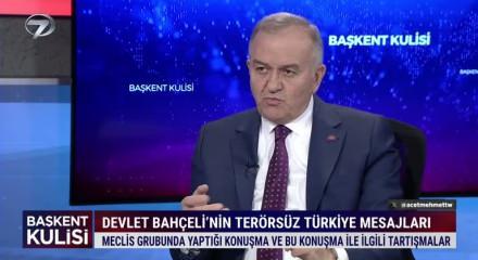 MHP'li Lideri Bahçeli'nin Meclis'te İmralı görüşmesi için sözlerini MHP'li Erkan Akçay yorumladı