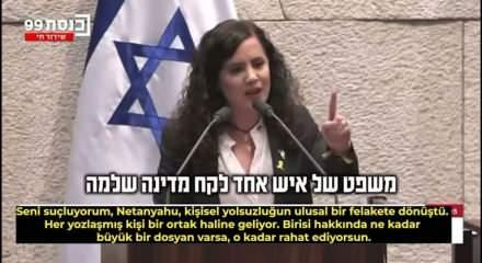 Netenyahu'ya İsrail Meclisi'nde soğuk duş!