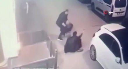 Otel sahibi ve oğlunun öldürüldüğü silahlı saldırı anı ortaya çıktı