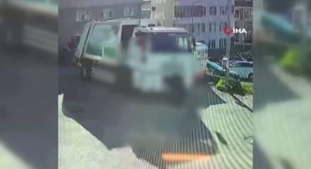 Sinop Belediyesi çöp kamyonu önünden geçen yaşlı kadını ezdi