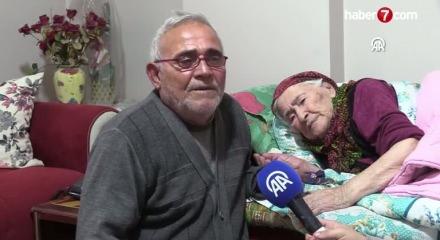 114 yaşındaki Fatime nine oğluyla hayata tutunuyor