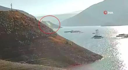 2 kişi hayatını kaybetmişti: Baraja uçan otomobilin güvenlik kamerası görüntüleri ortaya çıktı