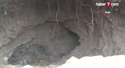 300 yıllık türbe kaçak kazıyla delik deşik edildi