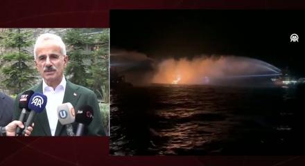 KAIROS isimli gemideki yangın tamamen söndürüldü