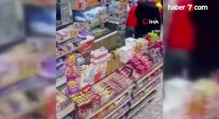 Alkollü şahıs, akaryakıt istasyonu çalışanını darbetti