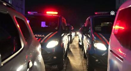 Başkentte çeşitli suçlardan aranan 105 kişi film gibi bir operasyonla yakalandı