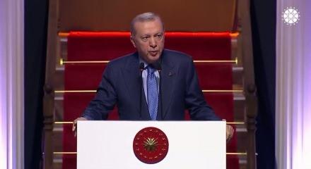 Cumhurbaşkanı Erdoğan: Gazze'deki okulların yüzde 80'i İsrail bombalarının hedefi olmuştur