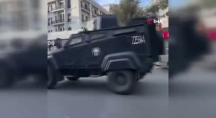 Esenyurt'ta otele el bombası atıldı