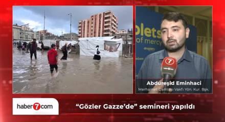 “Gözler Gazze’de” etkinliği Taksim’de gerçekleşti