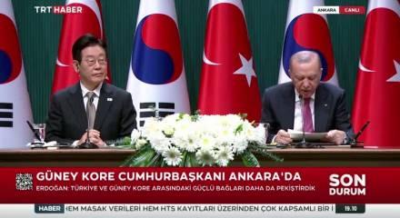  Güney Kore ile Türkiye arasında 6 anlaşma imzaladı