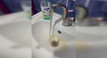 İstanbul'da musluklardan kirli su akmasına vatandaşlardan tepki