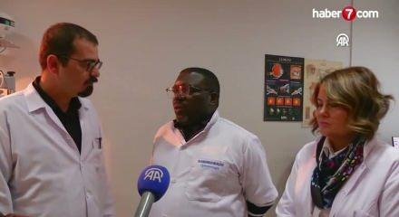 Kongolu doktor Türkiye'de kendisini geliştiriyor!