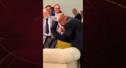 Lula ve Ghebreyesus'un güldüren görüntüsü!